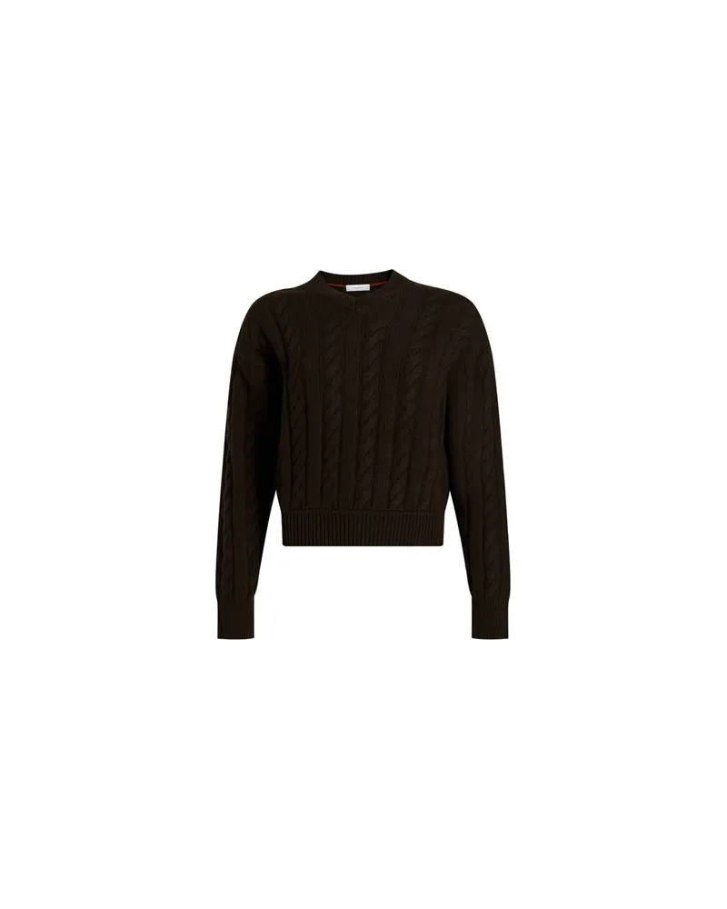 Ferragamo STRICKWAREN - Pulloverauf YOOX.COM Dunkelbraun