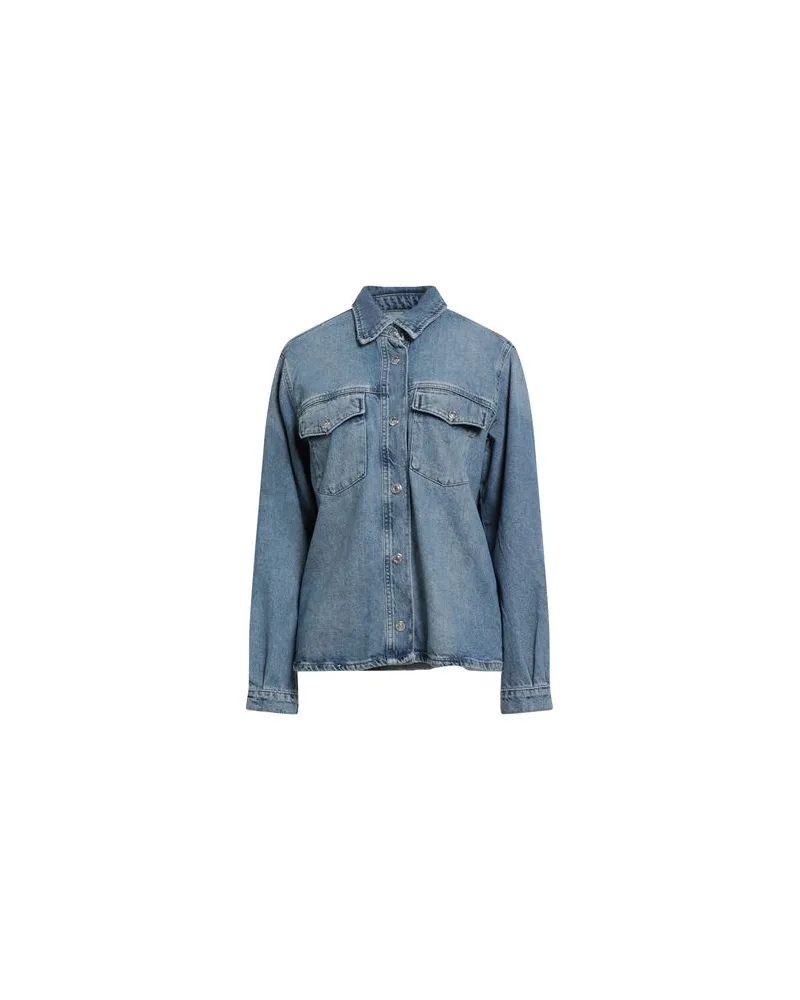 only BLUE DENIM - TOPS - Jeanshemdenauf YOOX.COM Blau