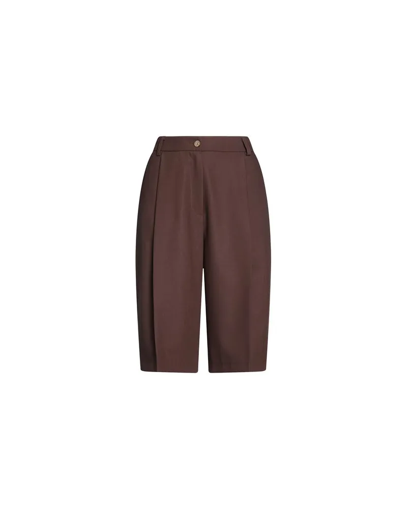 KONTATTO HOSEN & RÖCKE - Shorts & Bermudashortsauf YOOX.COM Dunkelbraun