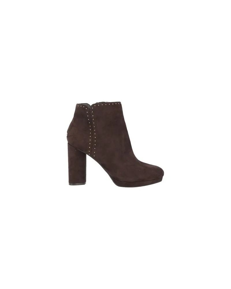 Guess SCHUHE - Stiefelettenauf YOOX.COM Dunkelbraun
