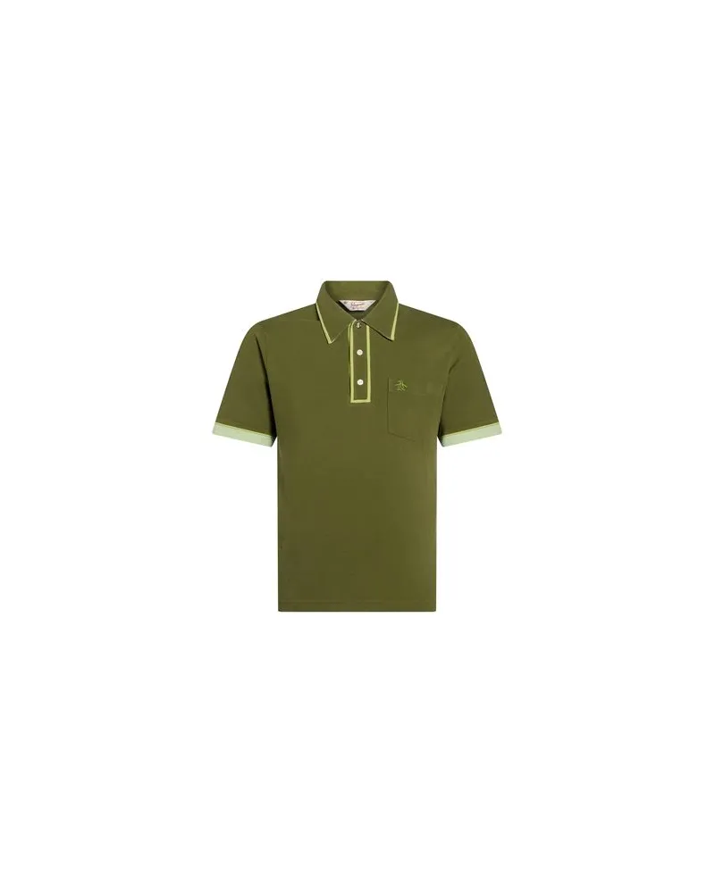 Original Penguin TOPS - Poloshirtsauf YOOX.COM Militärgrün
