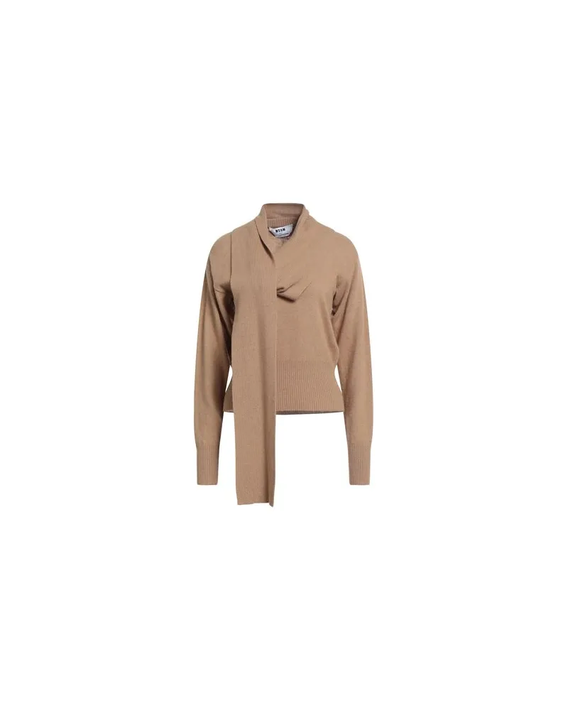 MSGM STRICKWAREN - Pulloverauf YOOX.COM Kamel