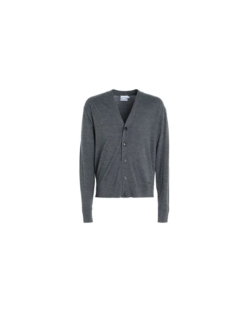 Calvin Klein STRICKWAREN - Strickjackenauf YOOX.COM Grau