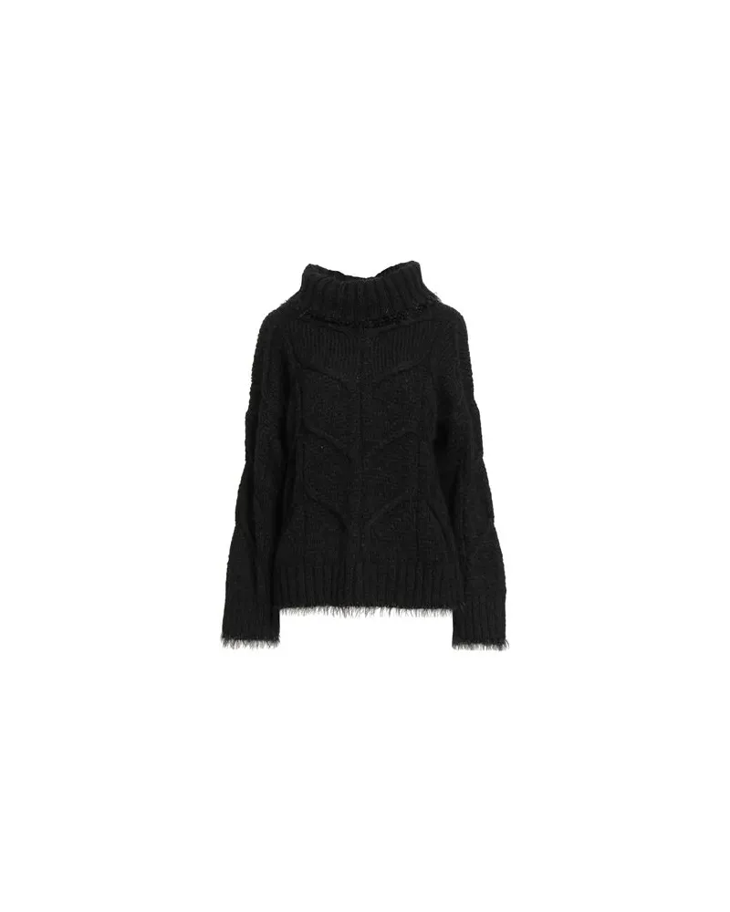 B.yu STRICKWAREN - Rollkragenpulloverauf YOOX.COM Schwarz
