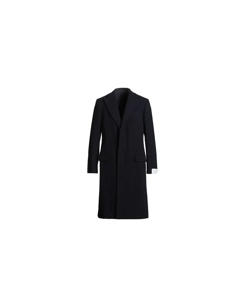 Caruso JACKEN & MÄNTEL - Mäntelauf YOOX.COM Marineblau