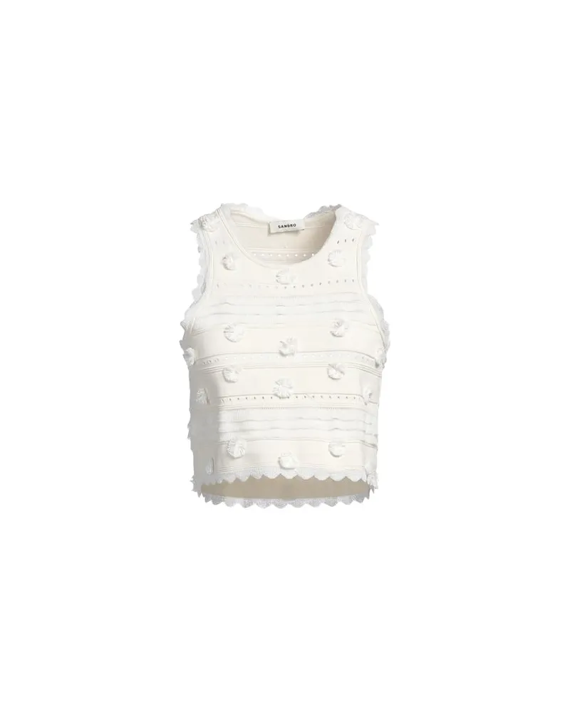 Sandro TOPS - Topsauf YOOX.COM Elfenbein