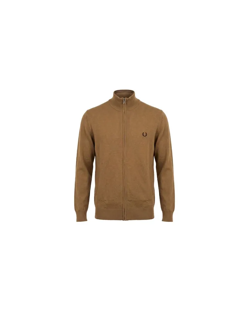 Fred Perry STRICKWAREN - Strickjackenauf YOOX.COM Khaki