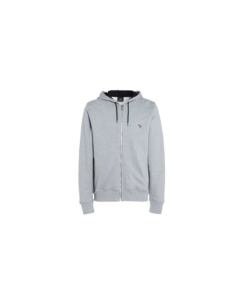 Paul Smith MENS REG FIT ZIP HOODIE  - TOPS - Sweatshirtsauf YOOX.COM Grau