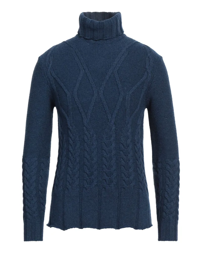 VNECK Rollkragenpullover Taubenblau