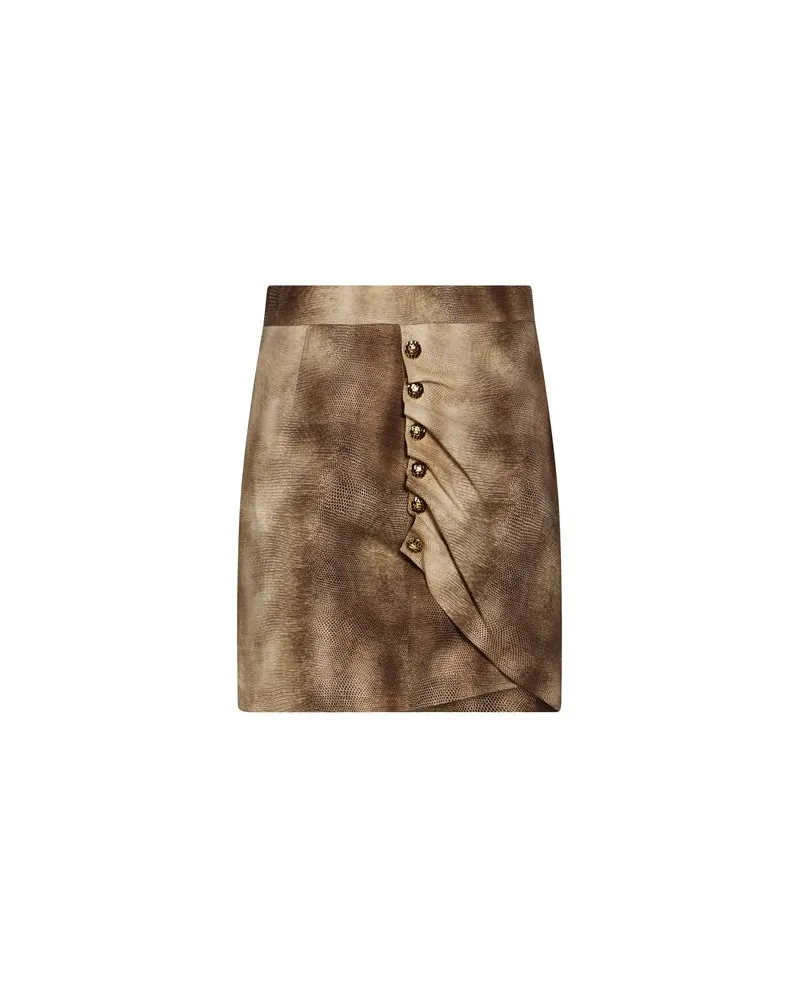 Elisabetta Franchi HOSEN & RÖCKE - Miniröckeauf YOOX.COM Braun