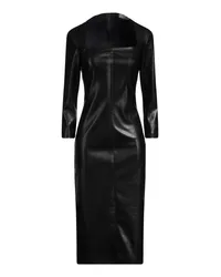 Jucca Midi-Kleid Schwarz