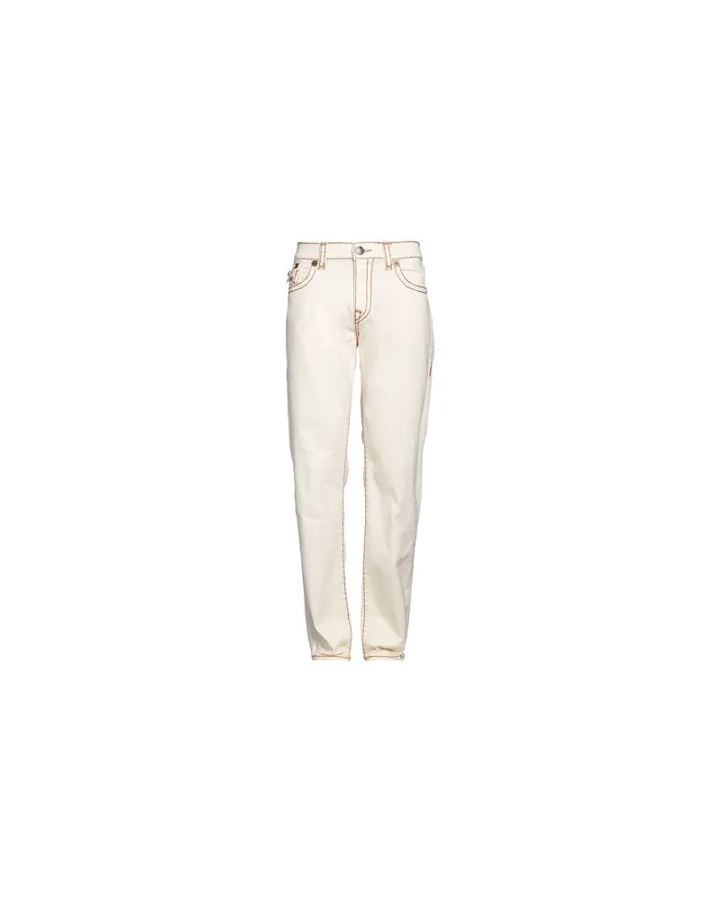 True Religion HOSEN & RÖCKE - Jeanshosenauf YOOX.COM Elfenbein