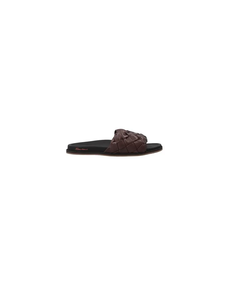Santoni SCHUHE - Sandalenauf YOOX.COM Dunkelbraun