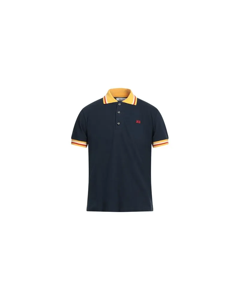 Wales Bonner TOPS - Poloshirtsauf YOOX.COM Marineblau