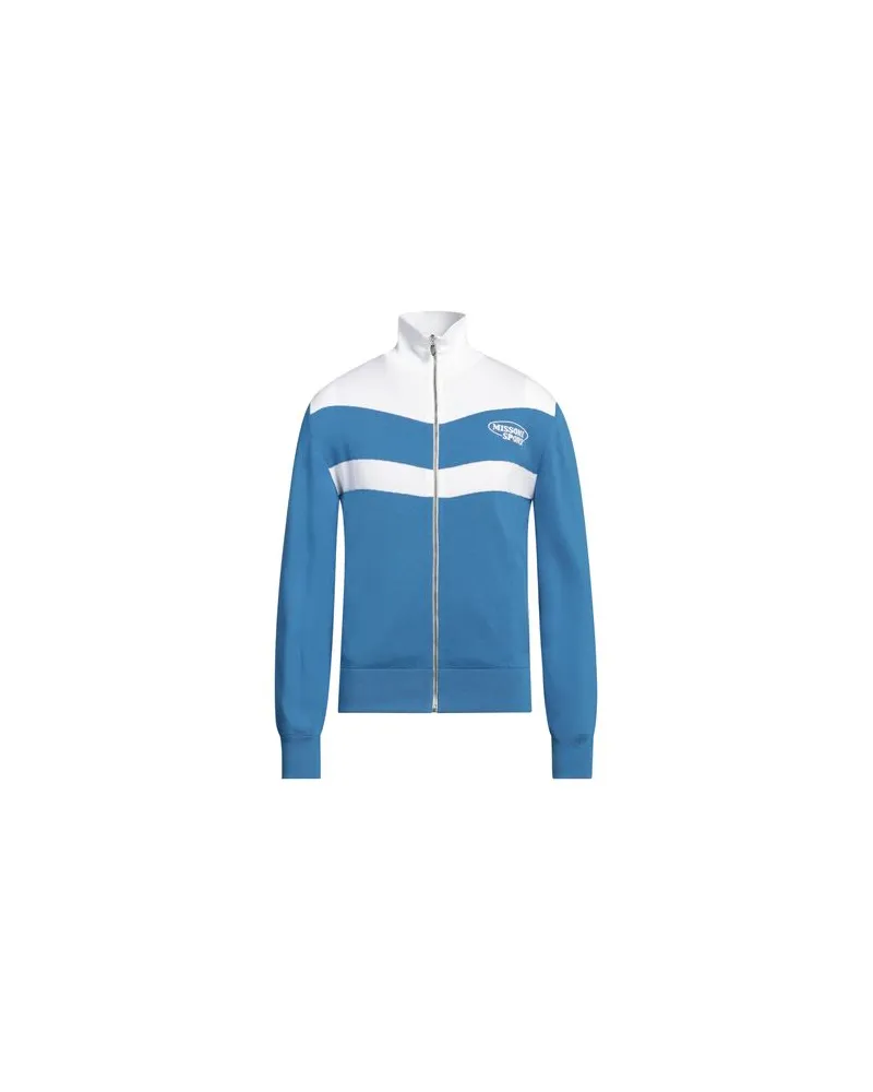 Missoni SPORT - STRICKWAREN - Strickjackenauf YOOX.COM Azurblau