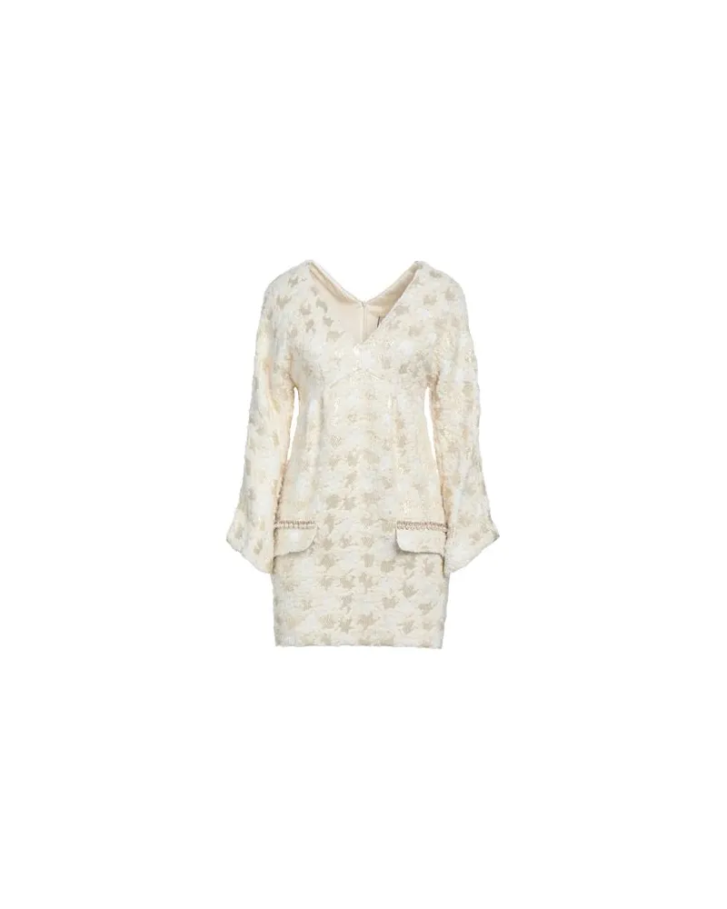 Semicouture KLEIDER - Mini-Kleiderauf YOOX.COM Cremeweiß