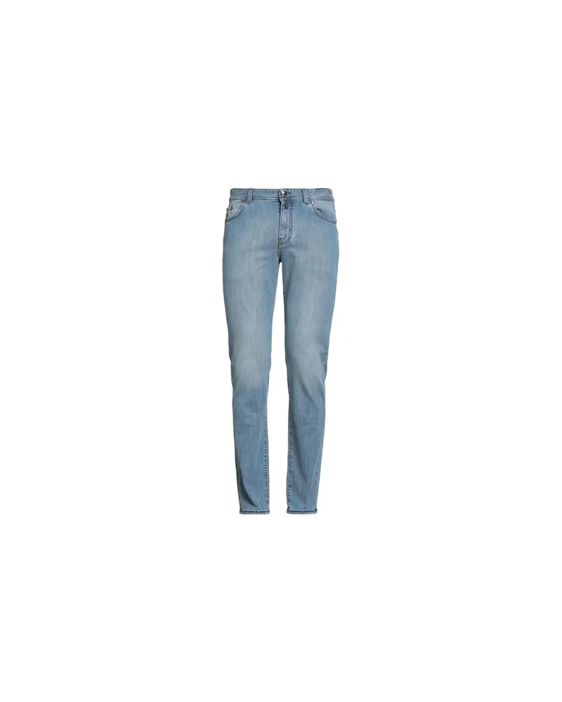 Luigi Borrelli HOSEN & RÖCKE - Jeanshosenauf YOOX.COM Blau