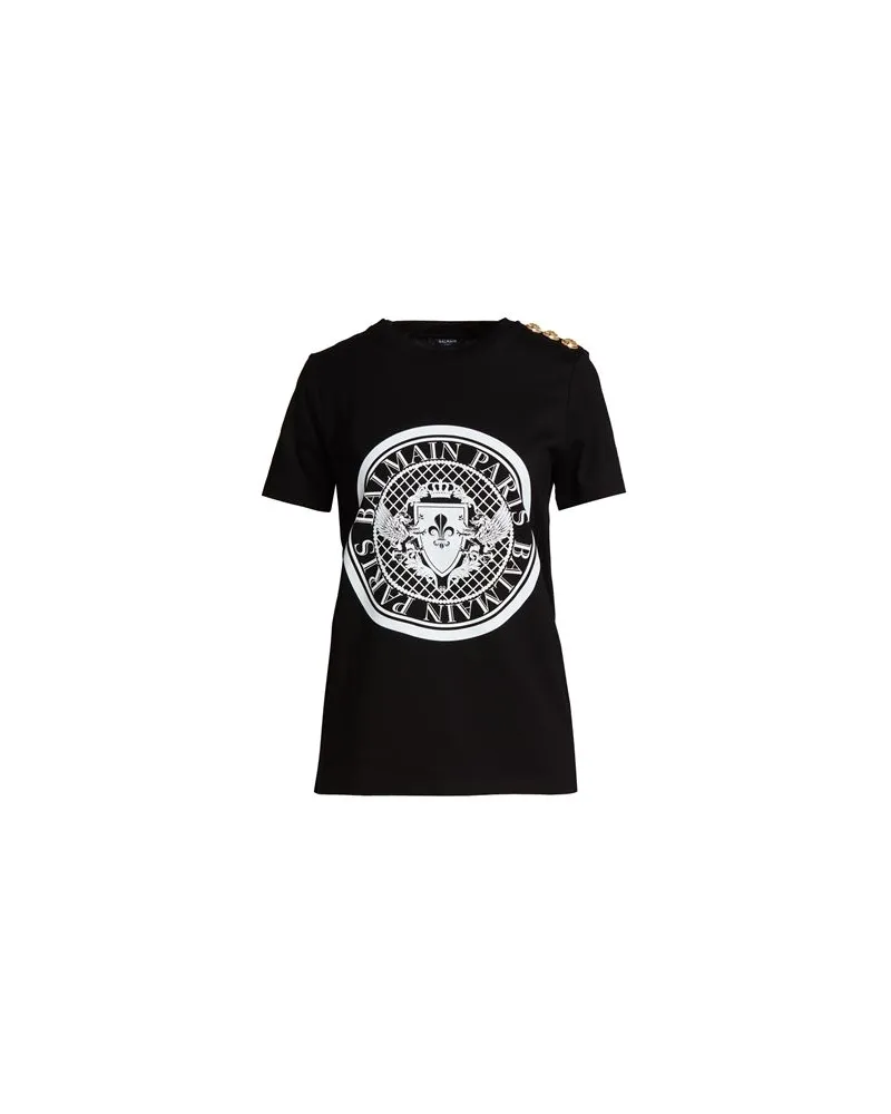 Balmain TOPS - T-shirtsauf YOOX.COM Schwarz