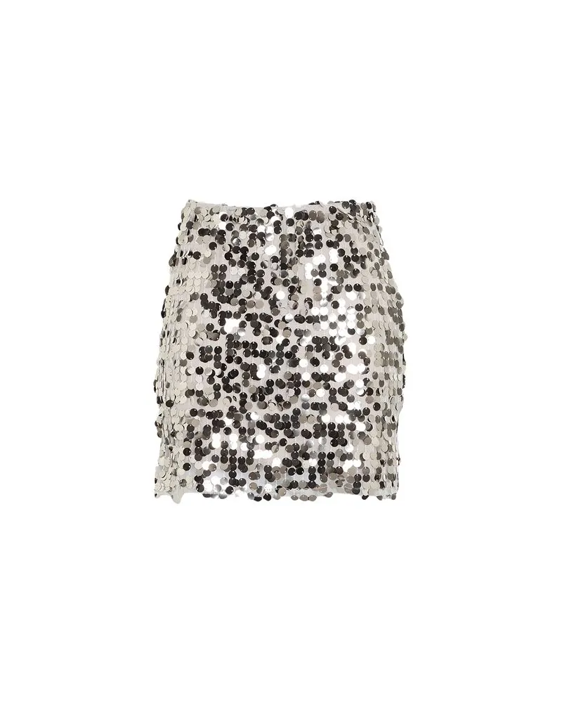 HAVEONE HOSEN & RÖCKE - Miniröckeauf YOOX.COM Silber