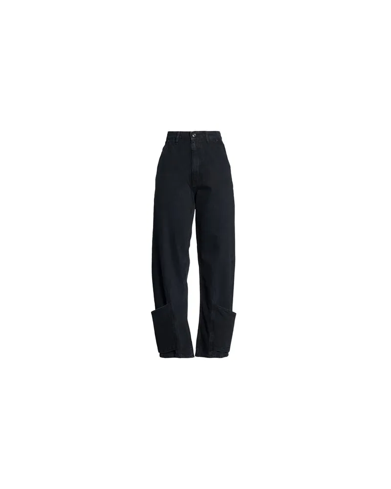 Frame Denim THE TAB TROUSER  - HOSEN & RÖCKE - Jeanshosenauf YOOX.COM Schwarz
