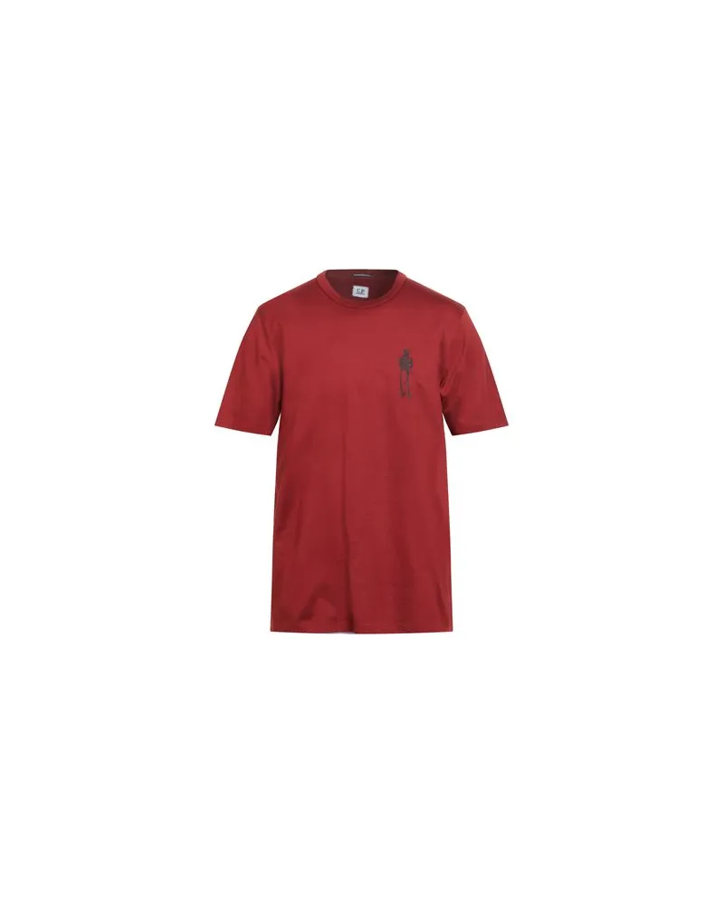 C.P. Company THE METROPOLIS SERIES - TOPS - T-shirtsauf YOOX.COM Ziegelrot