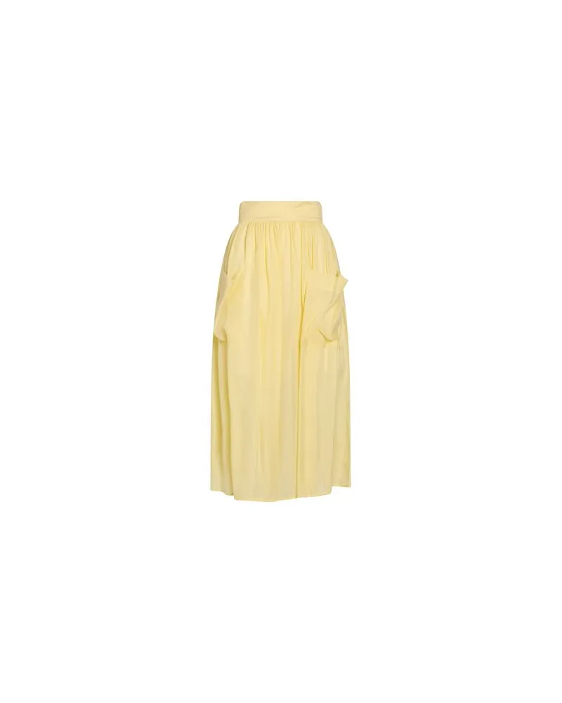 Compagnia Italiana HOSEN & RÖCKE - Midi-Röckeauf YOOX.COM Pastellgelb