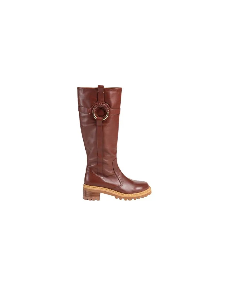 See by Chloé SCHUHE - Stiefelauf YOOX.COM Braun