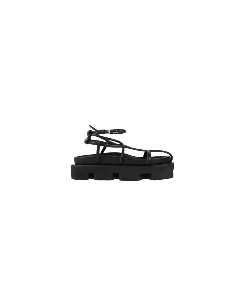 Jil Sander SCHUHE - Sandalenauf YOOX.COM Schwarz