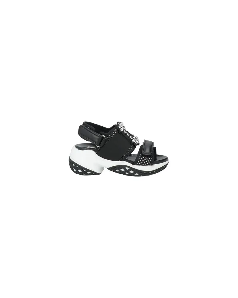 Roger Vivier SCHUHE - Sandalenauf YOOX.COM Schwarz