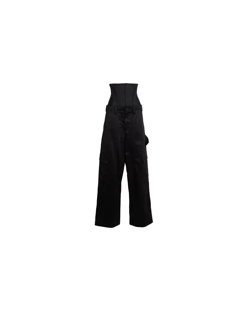 Thierry Mugler HOSEN & RÖCKE - Hosenauf YOOX.COM Schwarz