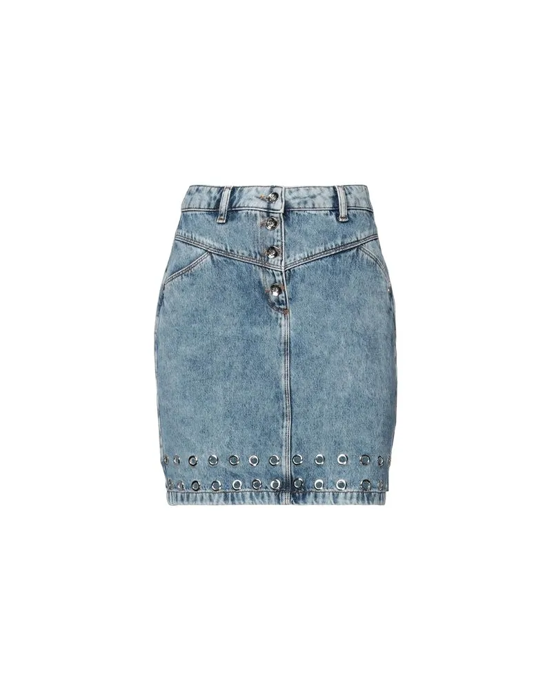 Patrizia Pepe HOSEN & RÖCKE - Jeansröckeauf YOOX.COM Blau