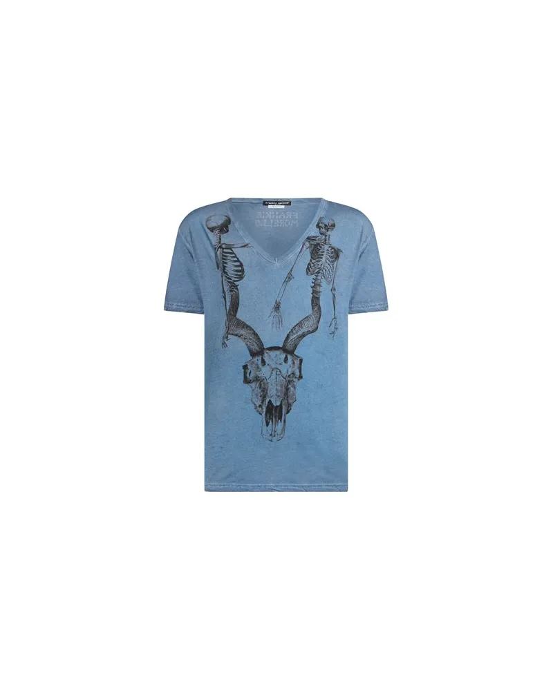 Frankie Morello TOPS - T-shirtsauf YOOX.COM Taubenblau
