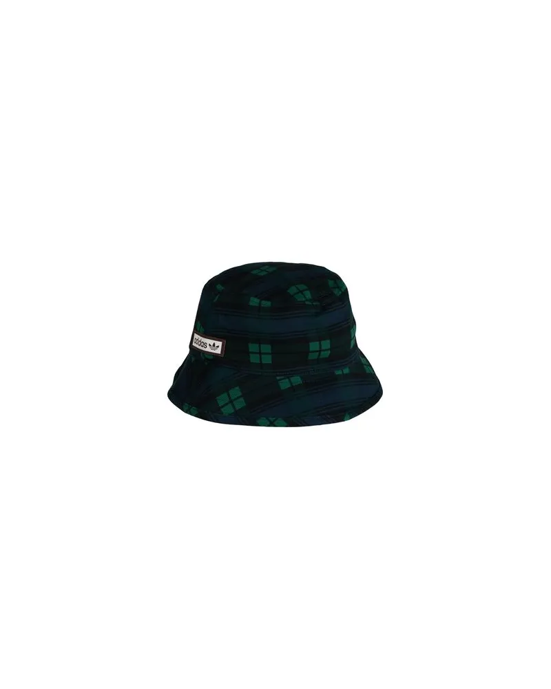 adidas TARTAN BUCKET  - ACCESSOIRES - Mützen & Hüteauf YOOX.COM Marineblau