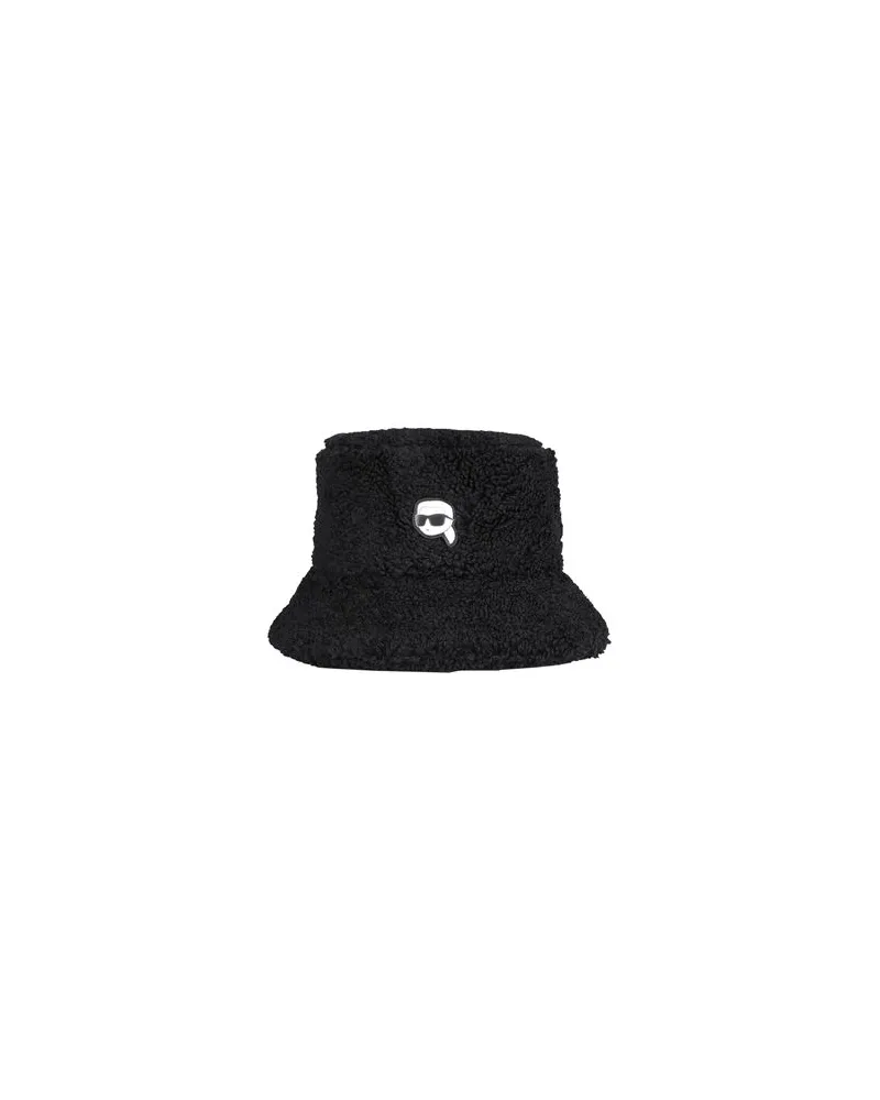 Karl Lagerfeld K/IKONIK 2.0 SHEAR BUCKET HAT - ACCESSOIRES - Mützen & Hüteauf YOOX.COM Schwarz