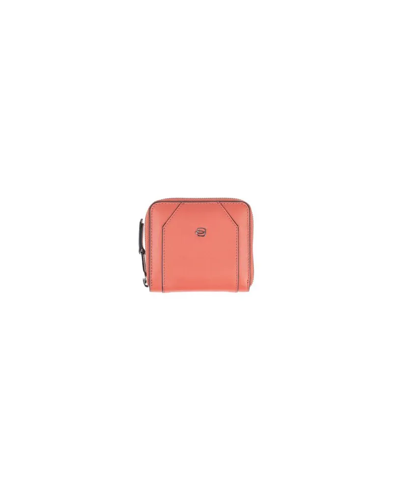 Piquadro Kleinlederwaren - Brieftaschenauf YOOX.COM Rostrot