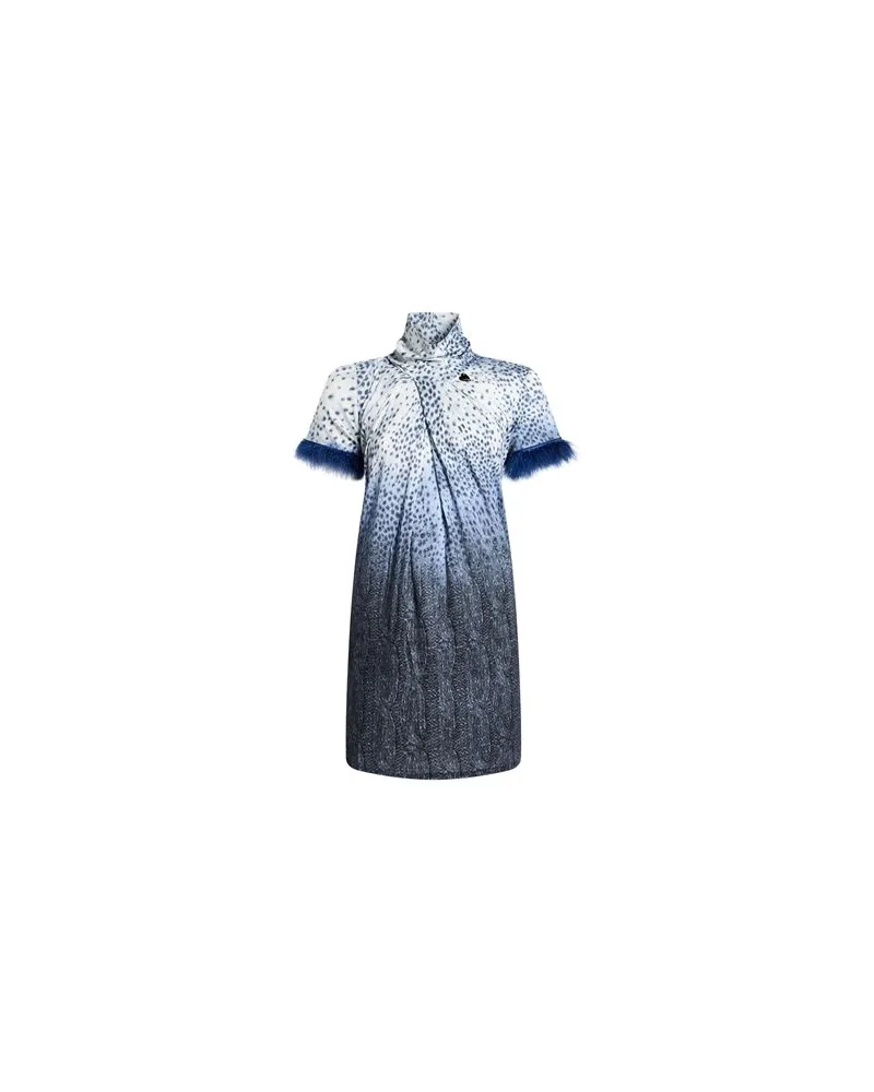 Blumarine FOLIES - KLEIDER - Mini-Kleiderauf YOOX.COM Himmelblau