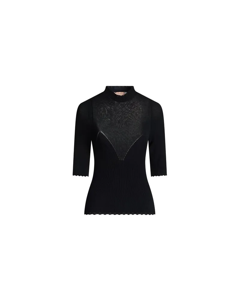 Twin-Set STRICKWAREN - Rollkragenpulloverauf YOOX.COM Schwarz