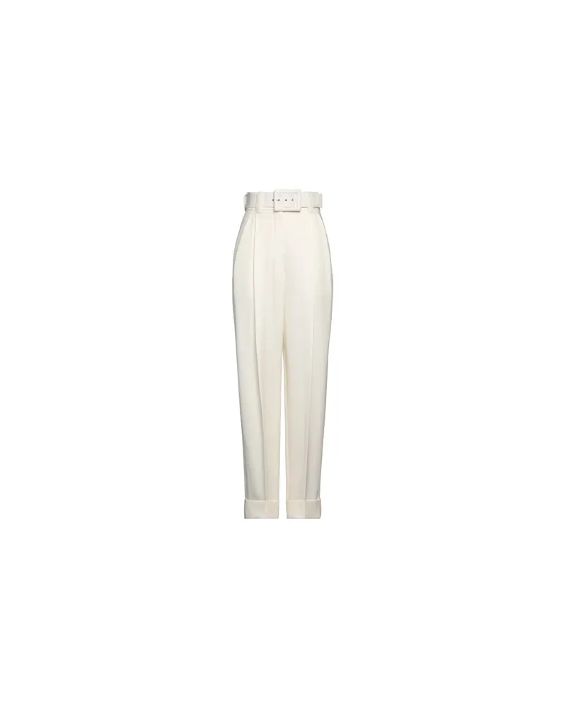 Max Mara HOSEN & RÖCKE - Hosenauf YOOX.COM Cremeweiß