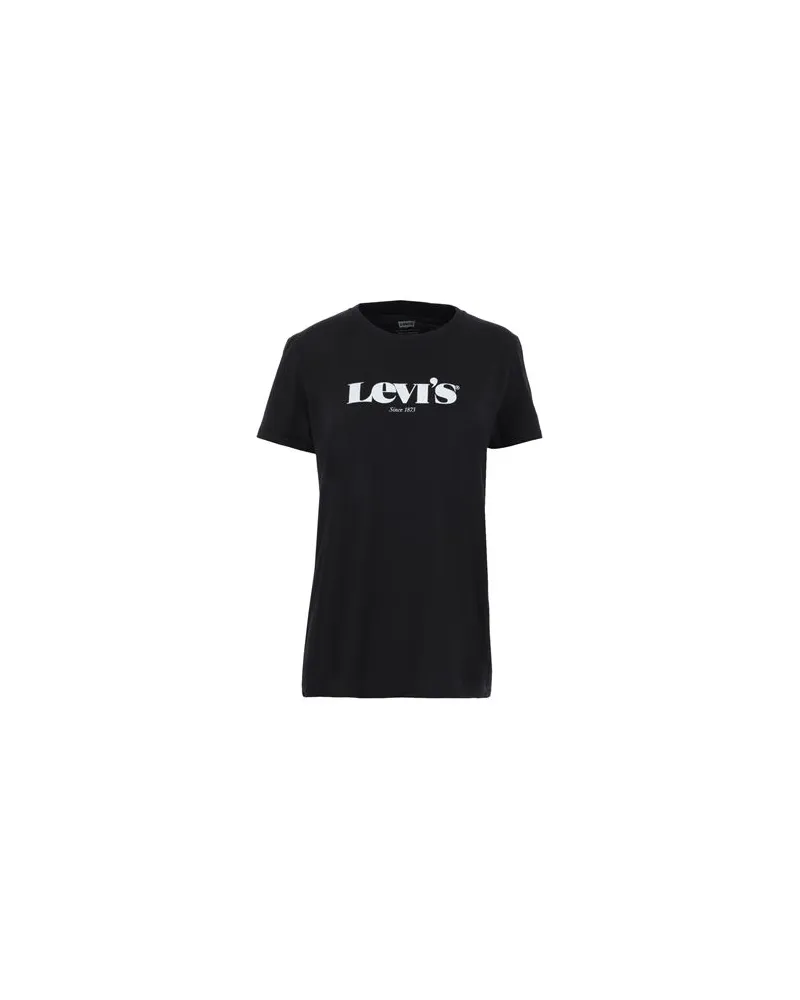 Levi's THE PERFECT TEE   - TOPS - T-shirtsauf YOOX.COM Schwarz