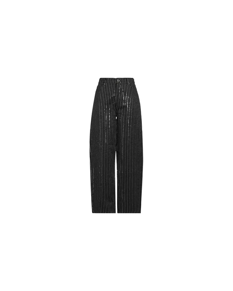 ROTATE Birger Christensen HOSEN & RÖCKE - Jeanshosenauf YOOX.COM Schwarz