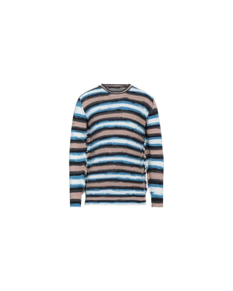 Daniele Alessandrini STRICKWAREN - Pulloverauf YOOX.COM Azurblau