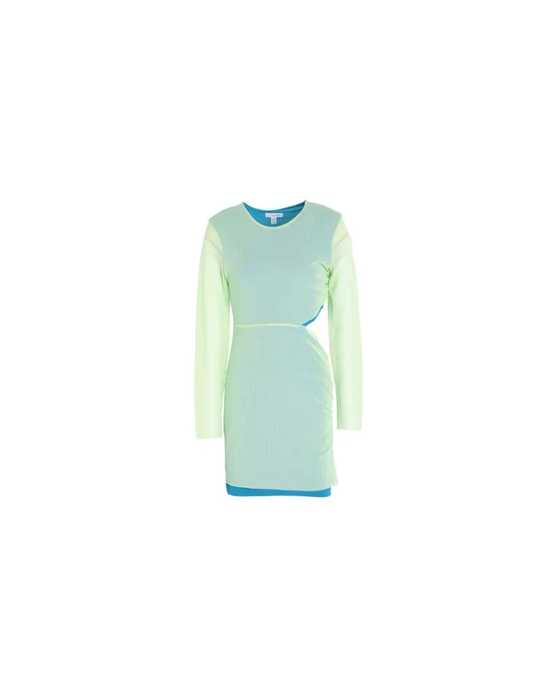 Topshop KLEIDER - Mini-Kleiderauf YOOX.COM Limettengrün