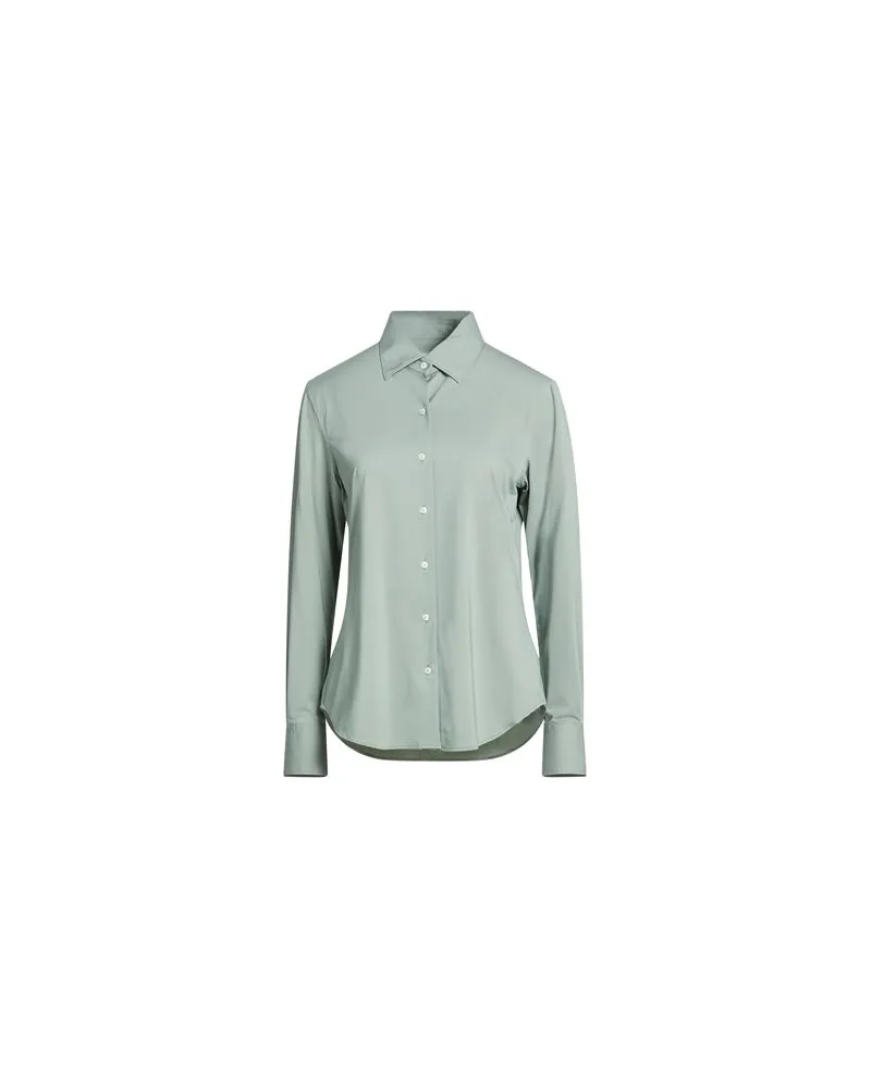 XACUS TOPS - Hemdenauf YOOX.COM Salbeigrün