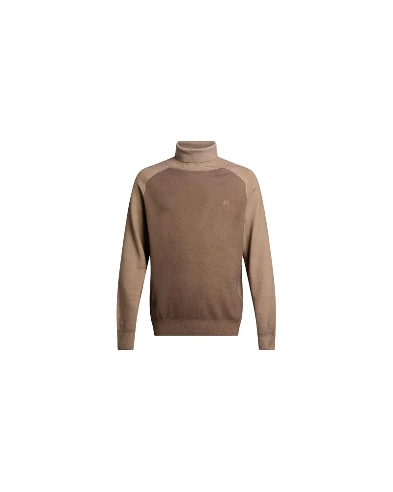 Etro STRICKWAREN - Rollkragenpulloverauf YOOX.COM Sand