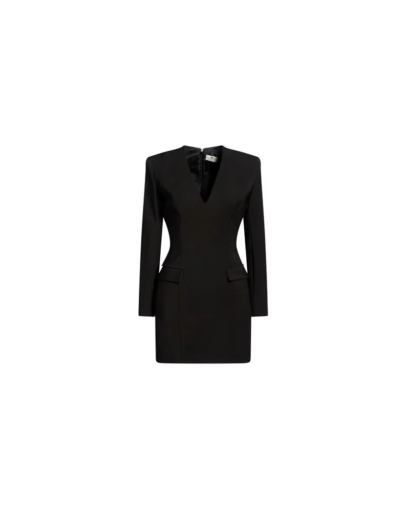 Elisabetta Franchi KLEIDER - Mini-Kleiderauf YOOX.COM Schwarz