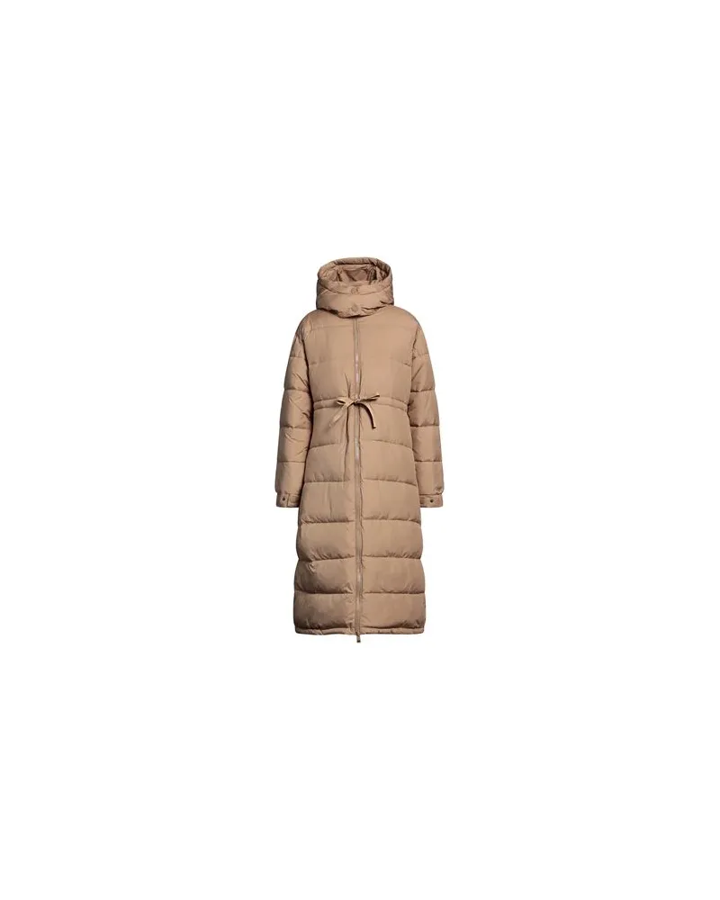 Twin-Set JACKEN & MÄNTEL - Pufferjacken & Daunenjackenauf YOOX.COM Kamel