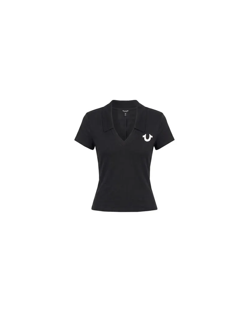 True Religion TOPS - Poloshirtsauf YOOX.COM Schwarz