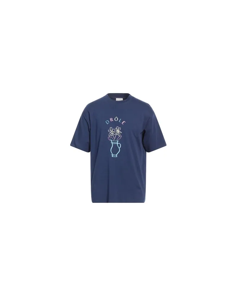 Drôle de Monsieur TOPS - T-shirtsauf YOOX.COM Nachtblau