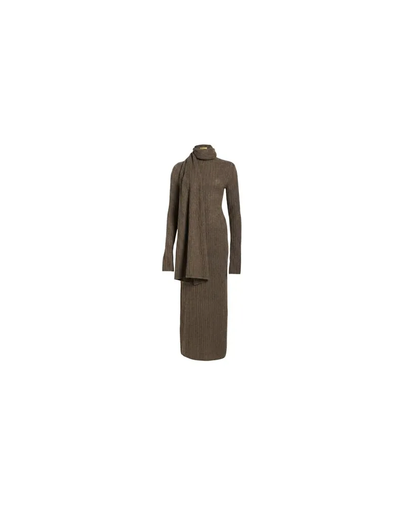 Cult Gaia KLEIDER - Midi-Kleiderauf YOOX.COM Maulwurfsgrau