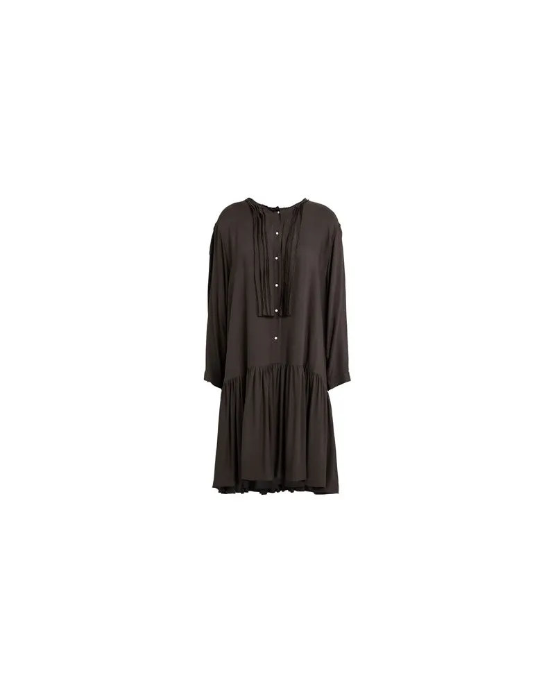 ALYSI KLEIDER - Mini-Kleiderauf YOOX.COM Dunkelgrün